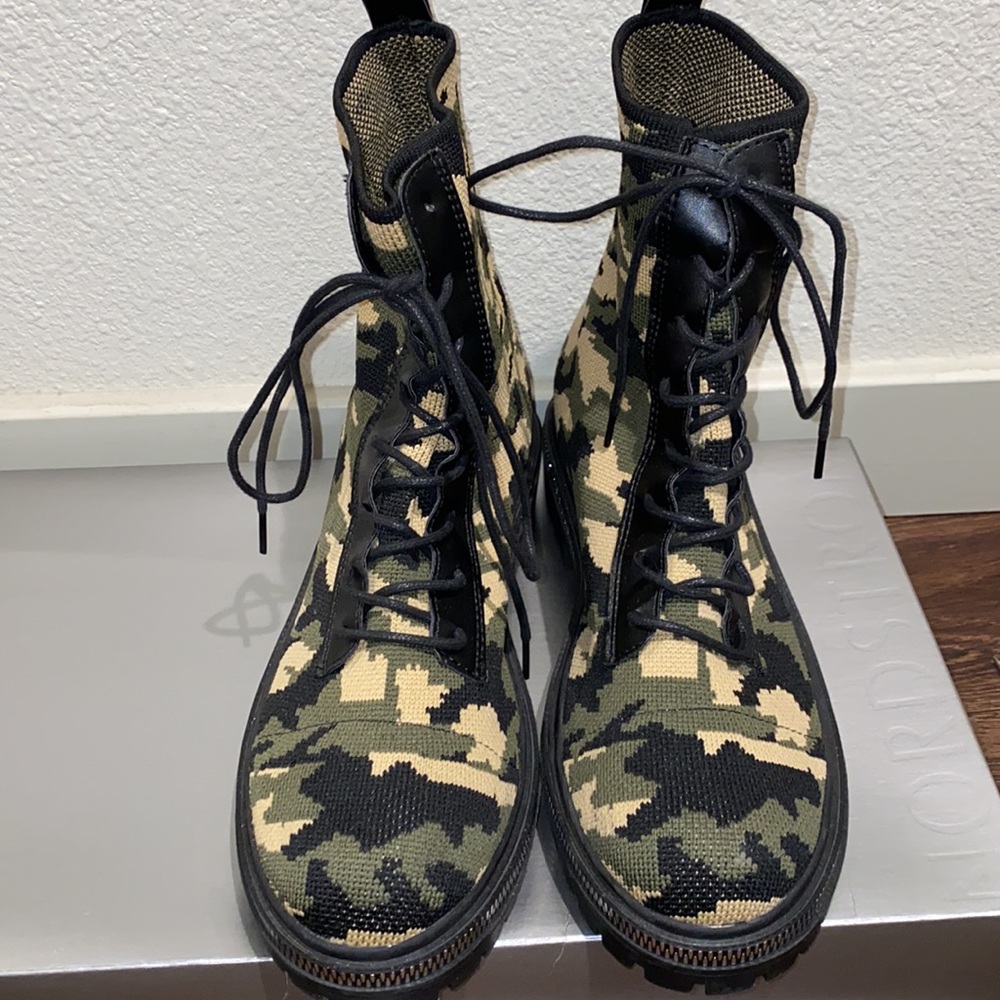 Army Print Combat Boots - image 3